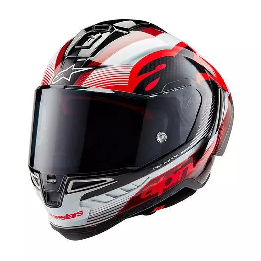 Alpinestars Supertech R10 Team Мотошлем Red Gloss Красный (размер: xs)