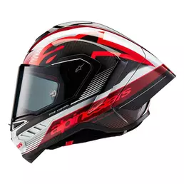 Alpinestars Supertech R10 Team Мотошлем Red Gloss Красный