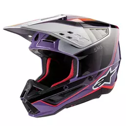 Alpinestars Sm5 2206 Sail Мотошлем Purple Фиолетовый