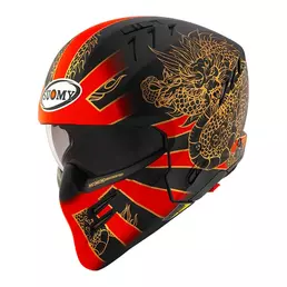 Suomy Armor Dragon Мотошлем Matt Red Красный (размер: m)