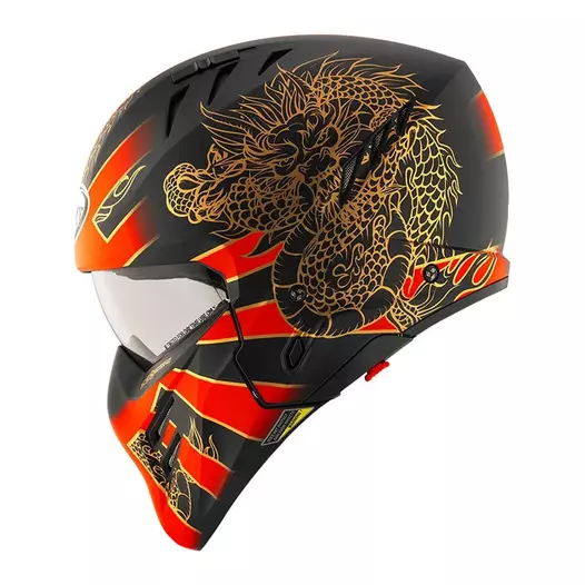 Suomy Armor Dragon Мотошлем Matt Red Красный