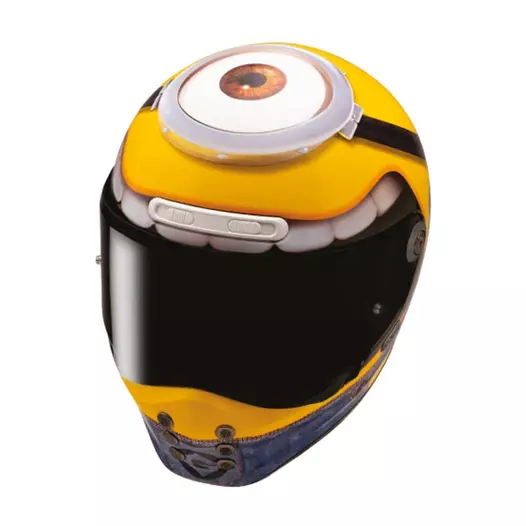 Hjc V10 Stuart Minions Мотошлем Желтый