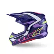 Alpinestars Sm7 2206 Deed Мотошлем Purple Pink Фиолетовый