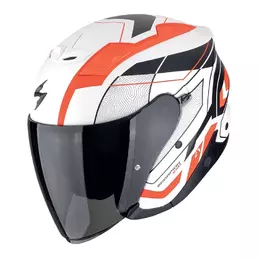 SCORPION EXO-Z1 Vue jethelm Matt White / Red / Black