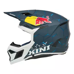 Kini Red Bull Mx3 Youth 1.0 Мотошлем Blue White Синий