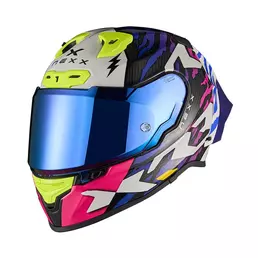 Nexx X.r3r Ziger Мотошлем Purple Blue Фиолетовый