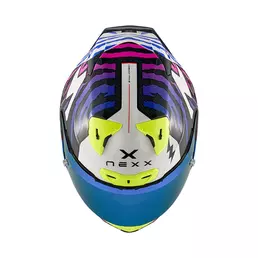Nexx X.r3r Ziger Мотошлем Purple Blue Фиолетовый