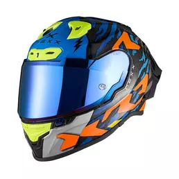 Nexx X.r3r Ziger Мотошлем Orange Blue Оранжевый