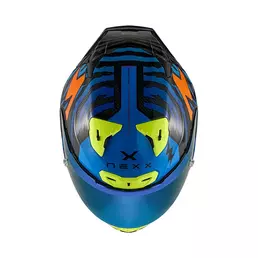 Nexx X.r3r Ziger Мотошлем Orange Blue Оранжевый