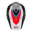 Bell Moto-9s Flex Merchant Мотошлем Red Красный