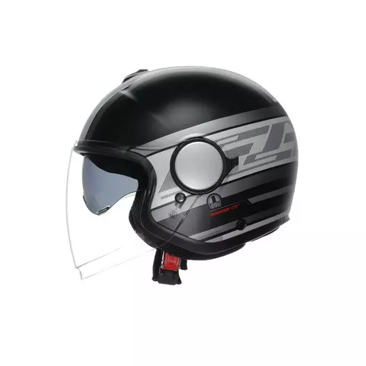 Agv Eteres E2206 Mondello Мотошлем Black Grey Matt Серый