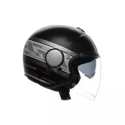 Agv Eteres E2206 Mondello Мотошлем Black Grey Matt Серый