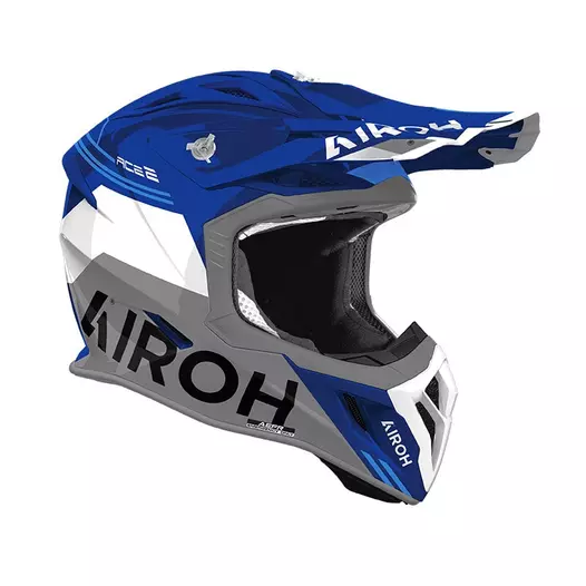 Airoh Aviator Ace 2 Fury Мотошлем Blue Синий