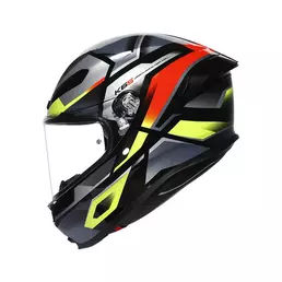 Agv K6 S E2206 Erazer Мотошлем Red Yellow Fluo Желтый