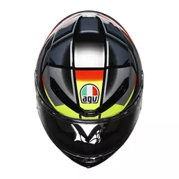 Agv K6 S E2206 Erazer Мотошлем Red Yellow Fluo Желтый