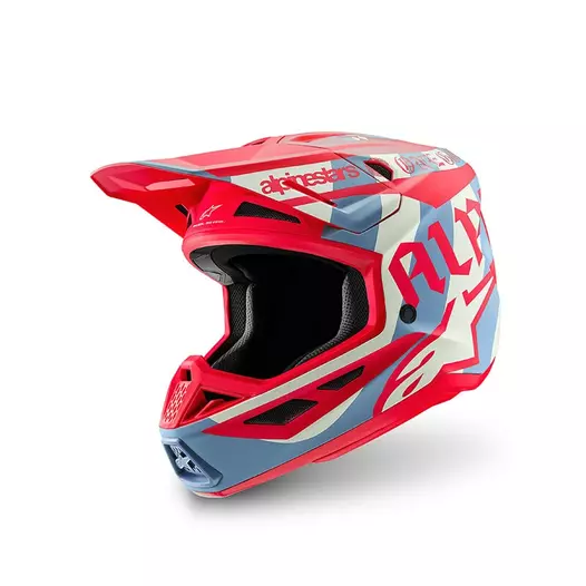Alpinestars Sm7 2206 Beast Coast Мотошлем Красный (размер: l)