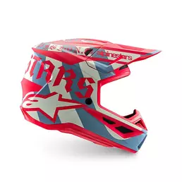 Alpinestars Sm7 2206 Beast Coast Мотошлем Красный
