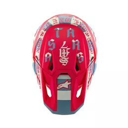 Alpinestars Sm7 2206 Beast Coast Мотошлем Красный