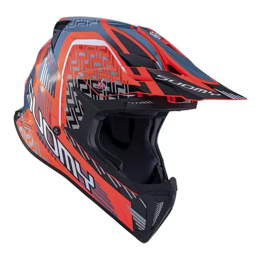 Suomy X-wing Motley Мотошлем Red Black Красный (размер: s)