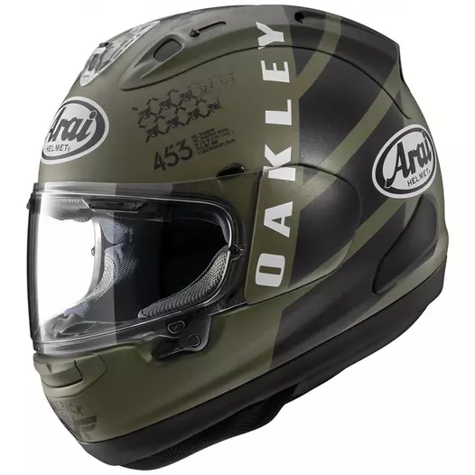 Arai Rx-7v Evo Oakley X Mvk Мотошлем Зеленый (размер: xs)