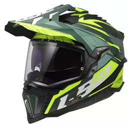 Ls2 Mx701 Explorer Spire Мотошлем Green Matt Зеленый (размер: xs)