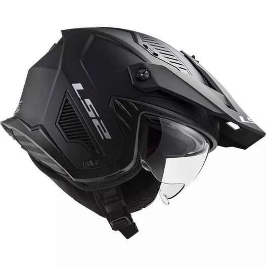 Ls2 Of606 Drifter Solid Мотошлем Black Matt Черный