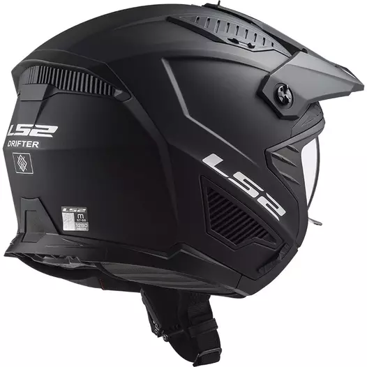 Ls2 Of606 Drifter Solid Мотошлем Black Matt Черный