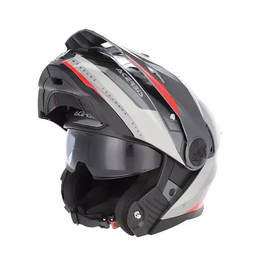 Acerbis Rider Modular Мотошлем Grey Red Серый