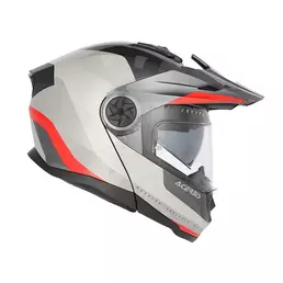 Acerbis Rider Modular Мотошлем Grey Red Серый