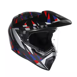 Agv Ax9 E2206 Carbon Steppa Мотошлем Red Blue Красный