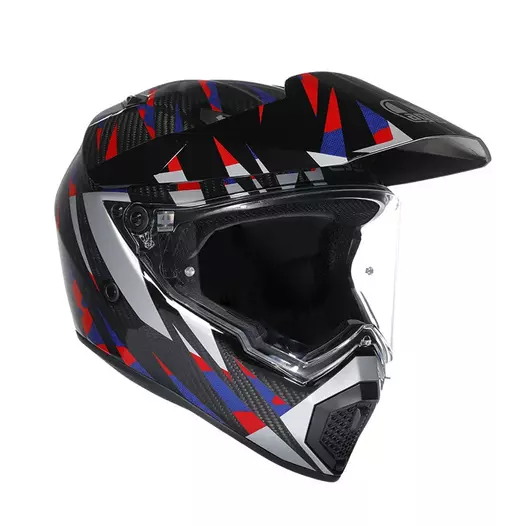 Agv Ax9 E2206 Carbon Steppa Мотошлем Red Blue Красный (размер: xs)