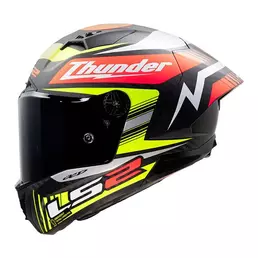 Ls2 Ff805 Thunder Carbon Gp Aero Replica Black Matt Черный (размер: xl)