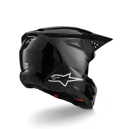 Alpinestars Sm3 Solid Мотошлем Black Черный