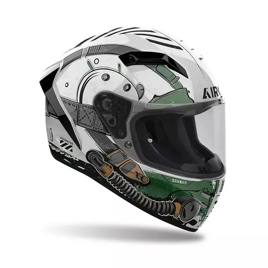 Airoh Connor Alligator Мотошлем Gloss Зеленый