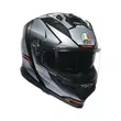 Agv K7 E2206 Jaeger Мотошлем Black Silver Серый (размер: s)