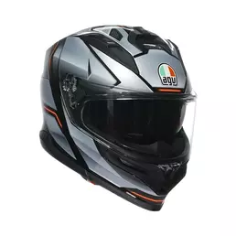 Agv K7 E2206 Jaeger Мотошлем Black Silver Серый