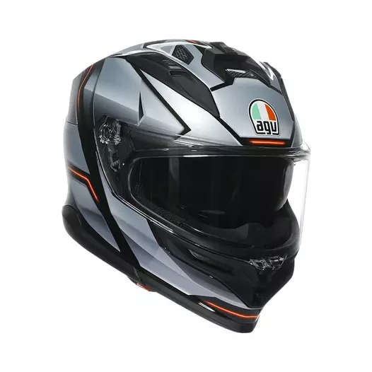 Agv K7 E2206 Jaeger Мотошлем Black Silver Серый (размер: s)