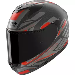 Nolan X-904 Ultra Carbon Rombo Мотошлем Red Black Красный (размер: xs)