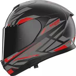 Nolan X-904 Ultra Carbon Rombo Мотошлем Red Black Красный