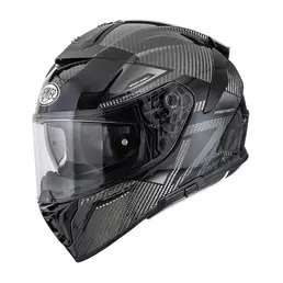 Premier Devil Carbon 22.06 Mn 9 Мотошлем Black Красный