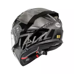 Premier Devil Carbon 22.06 Mn 9 Мотошлем Black Красный