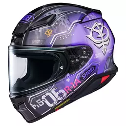 Shoei Nxr 2 H-mobility Zaku Tc-12 Мотошлем Фиолетовый