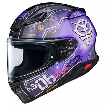 Shoei Nxr 2 H-mobility Zaku Tc-12 Мотошлем Фиолетовый