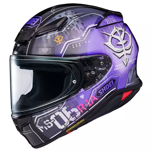 Shoei Nxr 2 H-mobility Zaku Tc-12 Мотошлем Фиолетовый