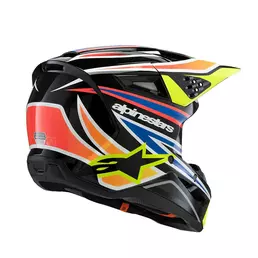 Alpinestars S-m3 Youth Wurx Мотошлем Black Yellow Черный