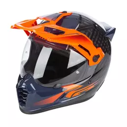 Klim Krios Pro Echo Мотошлем Orange Petrol Оранжевый