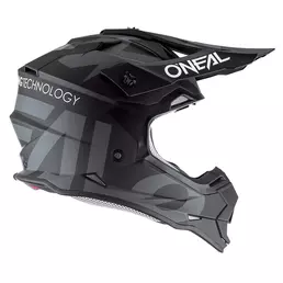 O Neal 2srs Slick Мотошлем Black Grey Черный