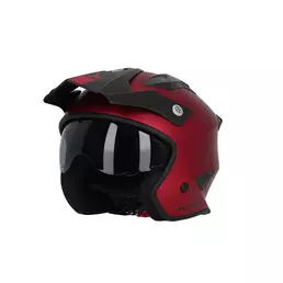 Acerbis Jet Aria 2206 Metallic Мотошлем Red Красный