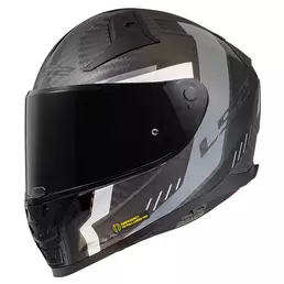Ls2 Ff811 Vector 2 Carbon Grid Мотошлем Grey Серый