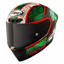 Suomy S1-xr Gp Carbon Hickman Replica 2024 Мотошлем Зеленый (размер: xs)